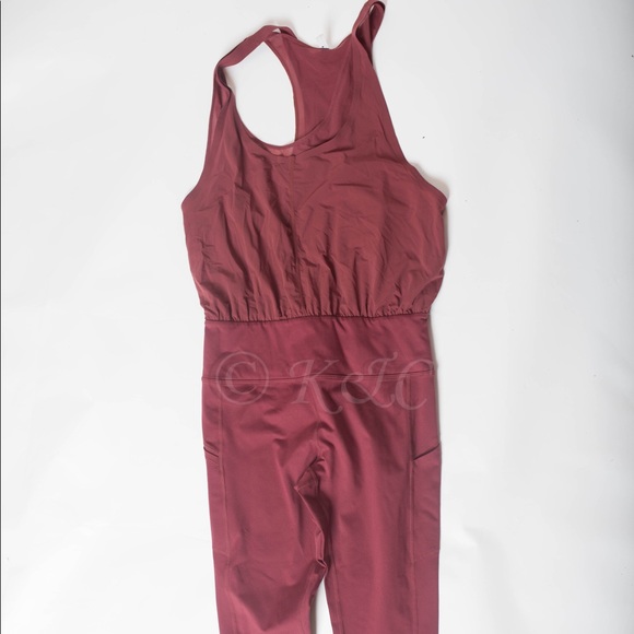 NEW Free People Movement Jumpsuit Red legging - Picture 4 of 6